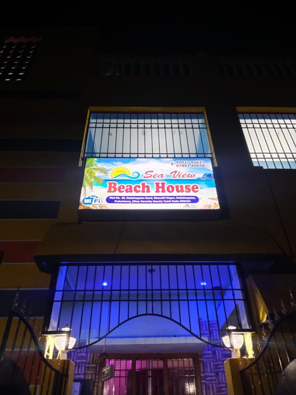 Sea View Beach House Pondichéry Extérieur photo